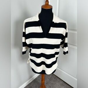 Brand New Massimo Dutti Striped Top Size Large